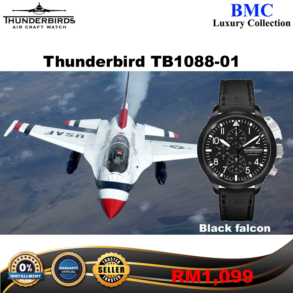 Thunderbird Black Edition Chrono (TB1088-01)(NEW) Shopee Singapore