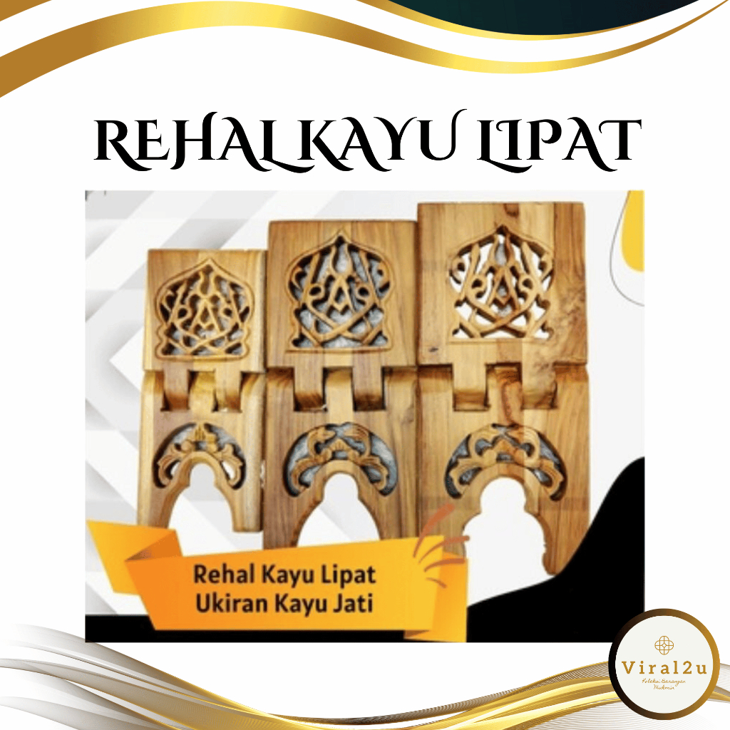 Folding Wooden Rehal Carved Teak Wood (Grade A) | Shopee Singapore
