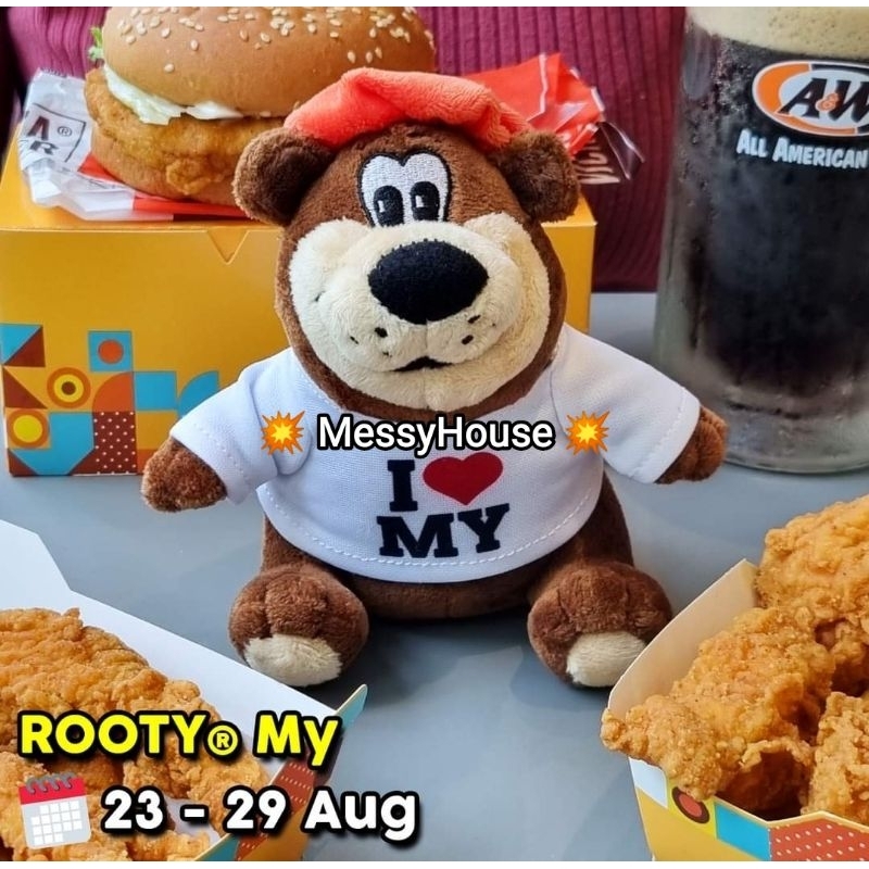 A&w stuffed bear hotsell