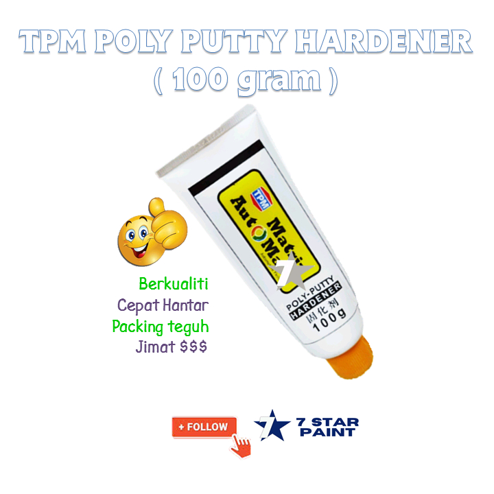 TPM TOA Matriz Automate 100g Poly Putty Hardener Simen Tampal Kereta ...