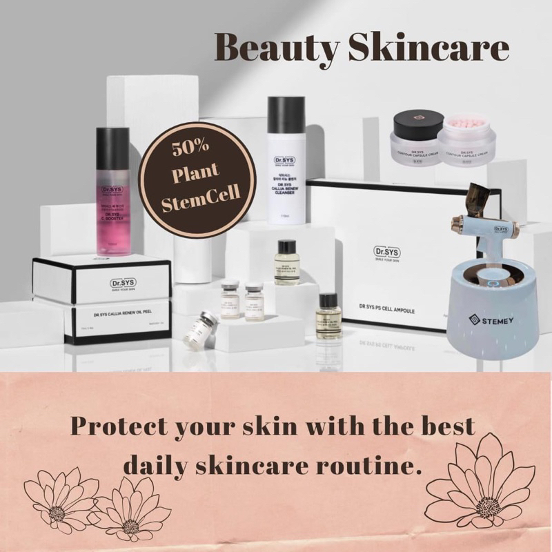 Dr SYS Full Set (5 items) cleanser/oilpeel c.cream/c.booster