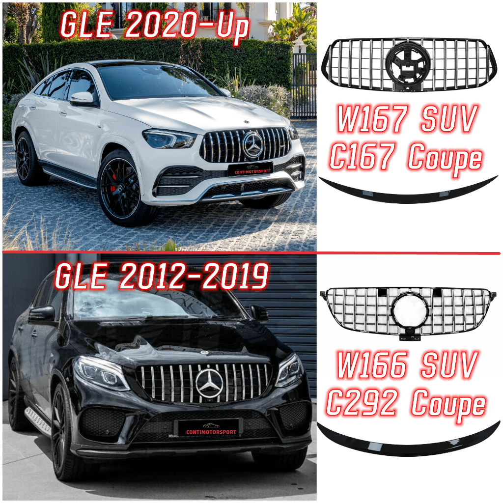 MERCEDES BENZ OLD NEW GLE SUV COUPE CLASS W166 C292 W167 C167 GLE63 ...