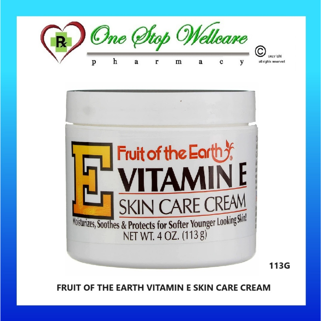 FRUIT OF THE EARTH VITAMIN E SKIN CARE CREAM 113G (EXP09/2027