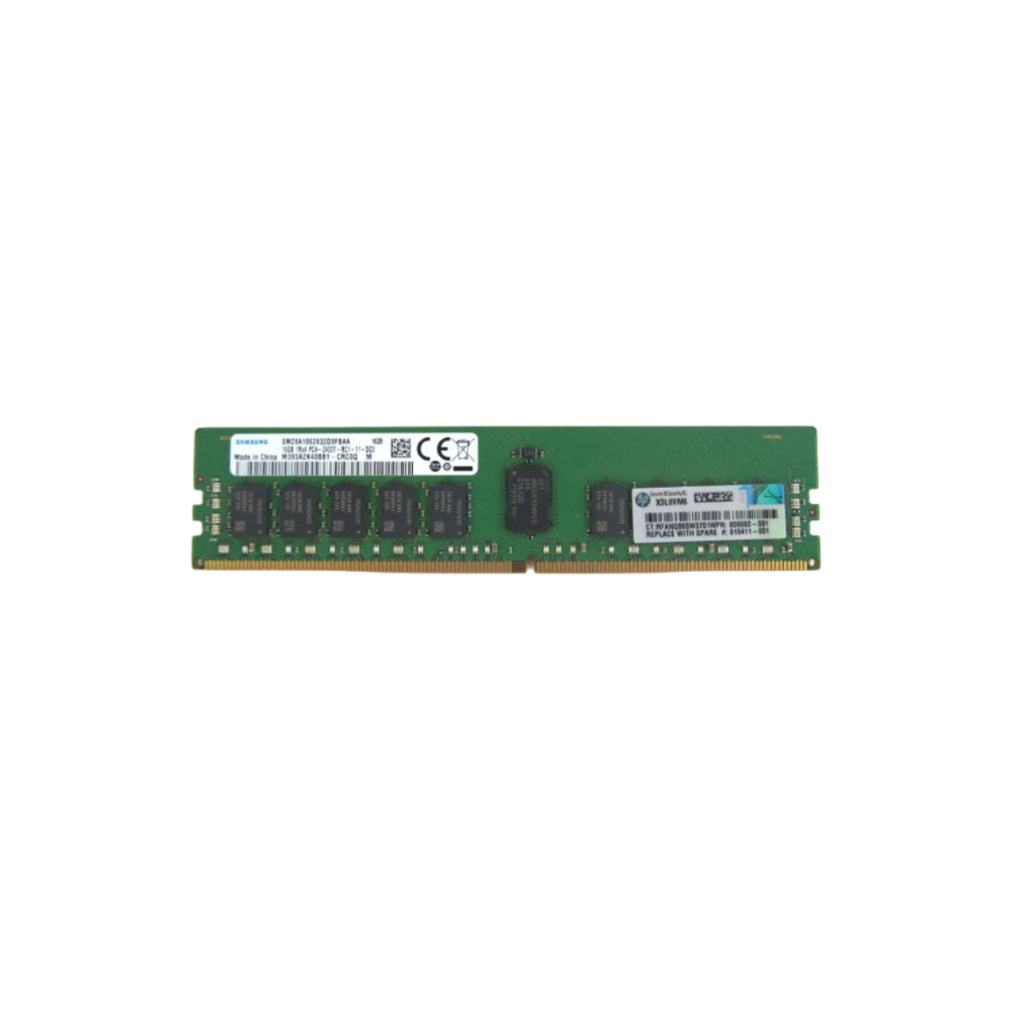 Módulo De Memoria RAM HP 16GB DDR4 2400MHz RDIMM ECC Registrada Para Servidores DL180/360/380 G9