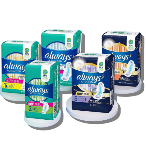 Always Ultra Thin Sanitary Pads For Women Absorbency With Wings Maxi