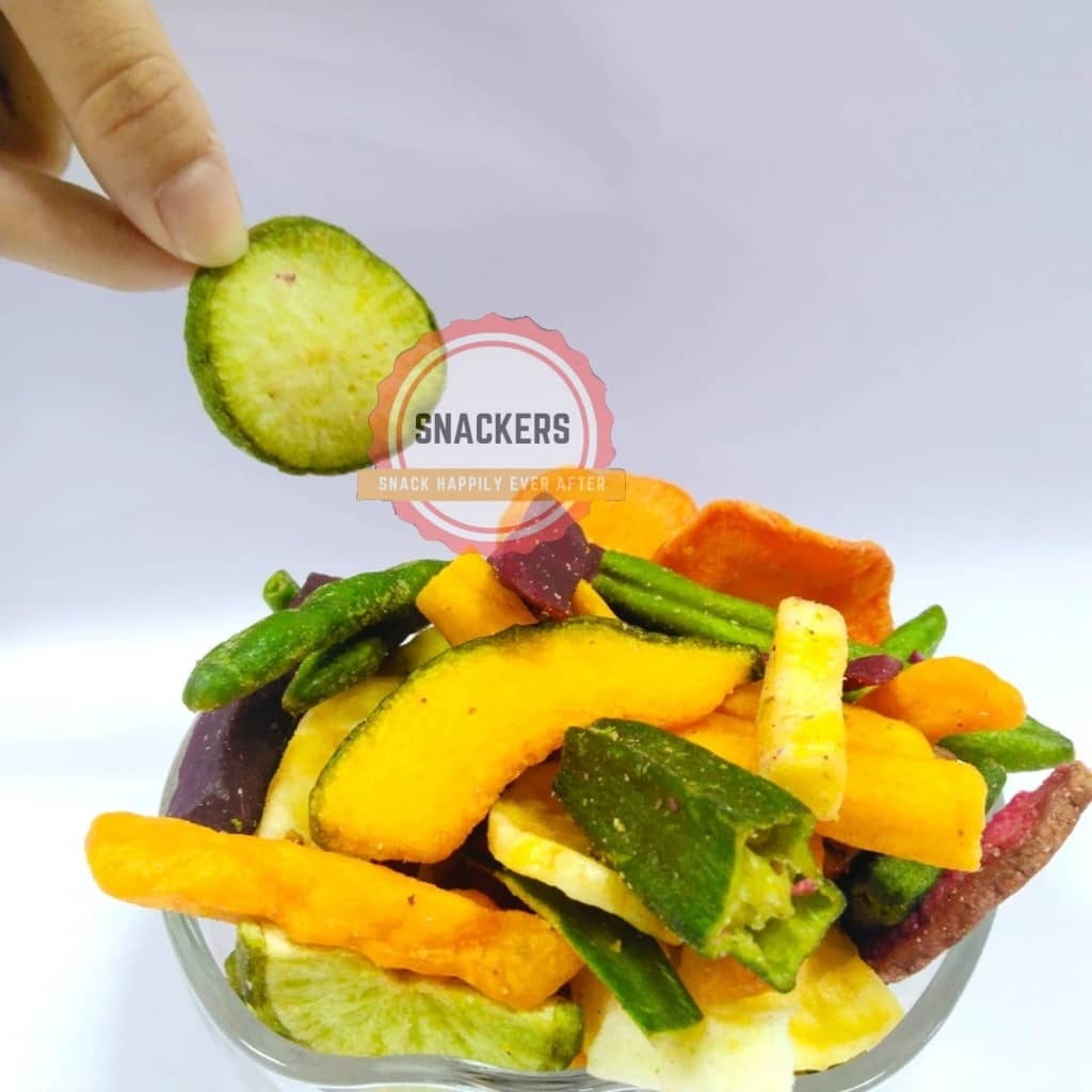 1Kg Dried Mix Fruit & Vegetable Crispy Snack Kerepek Sayuran 混合水果和蔬菜干