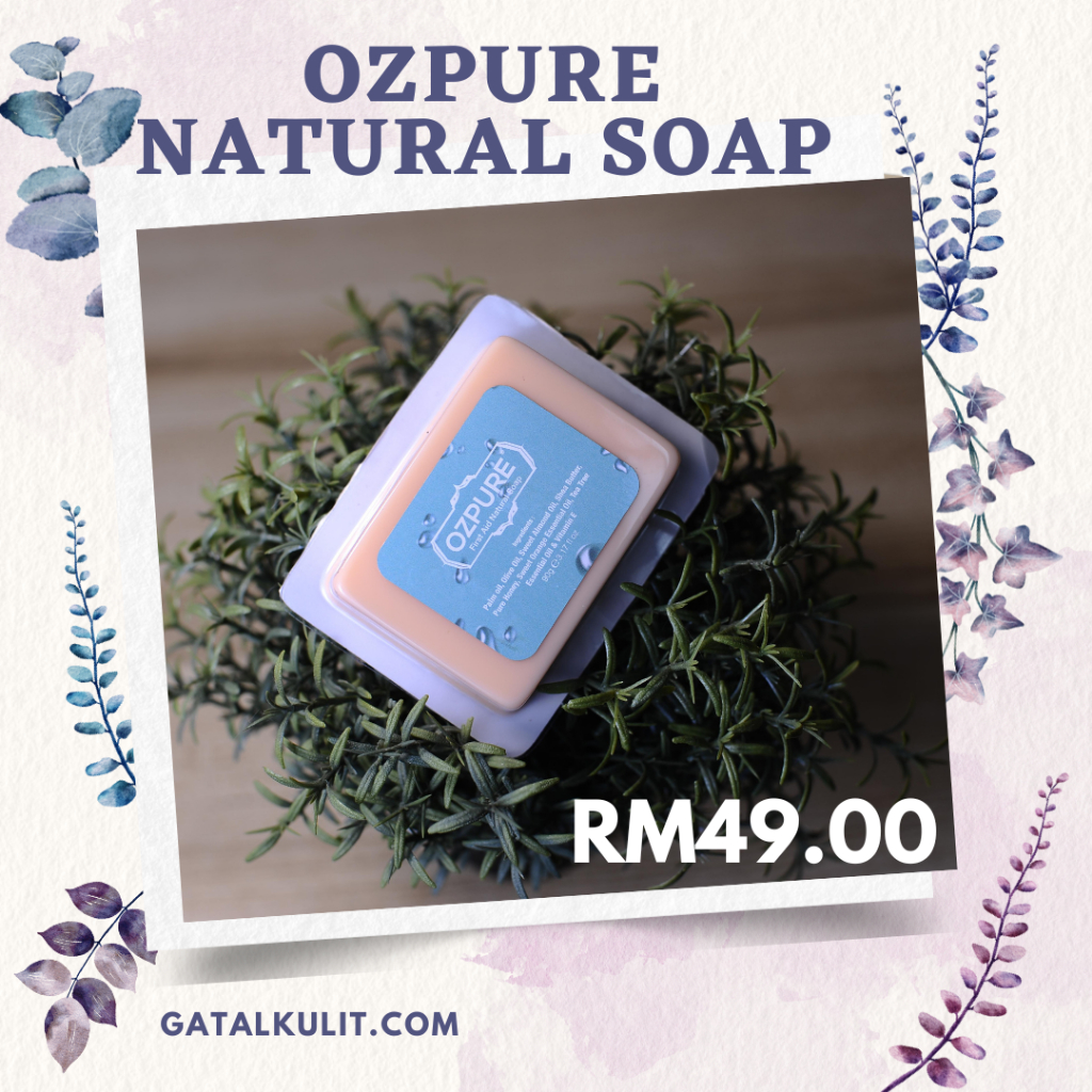 OzPure Natural Soap For Sensitive Skin ( For Eczema , Rashes