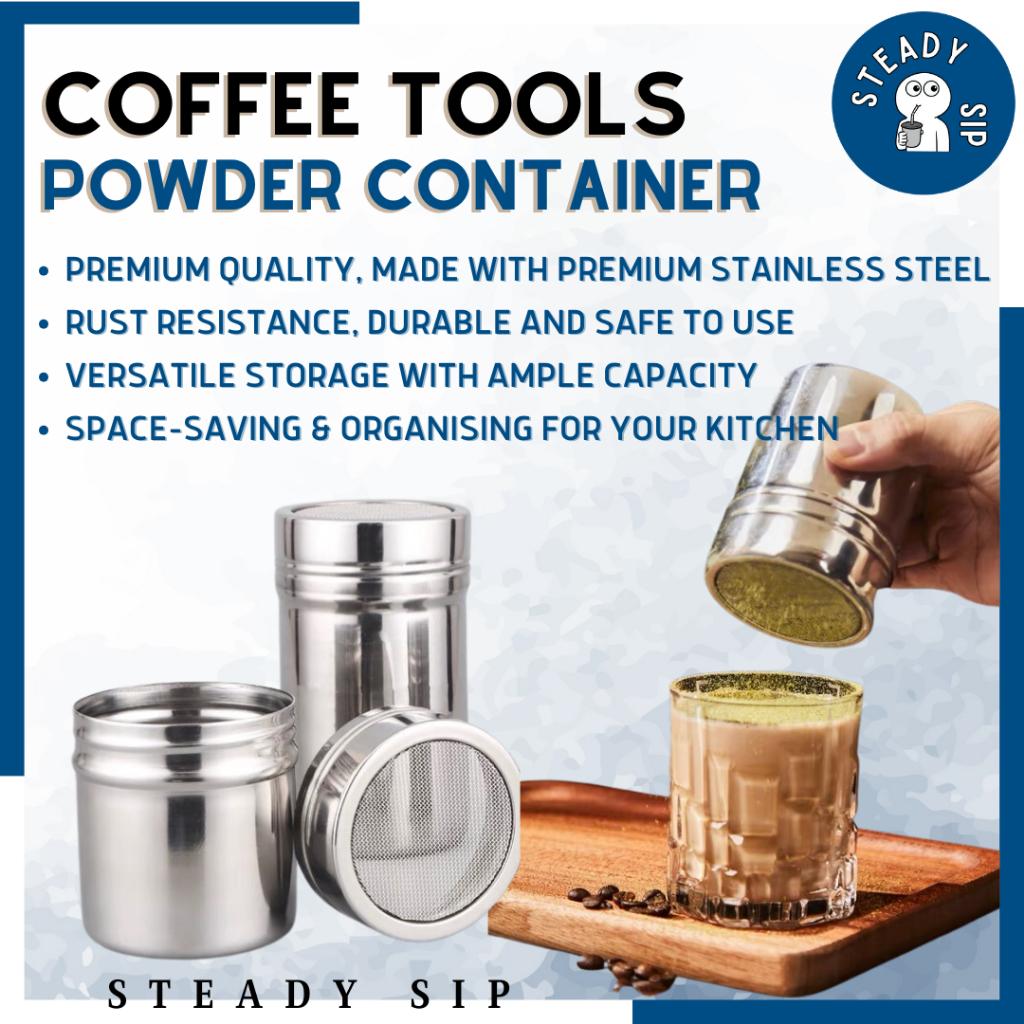 Steady Sip Power Container Stainless Steel Seasoning Bottle Condiment ...