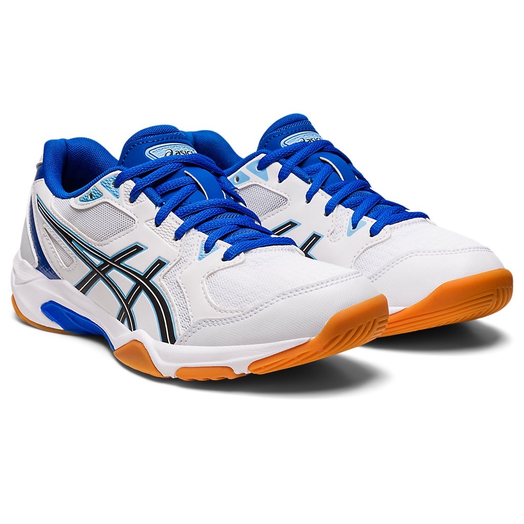 Asics white leather outlet tennis shoes