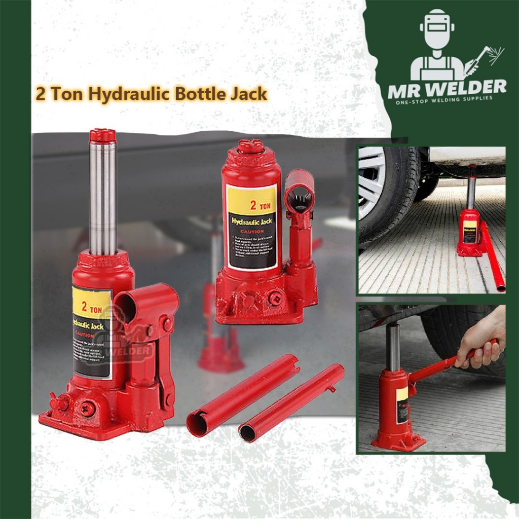 2 Ton Hydraulic Jack Heavy Duty Car Vehicle Van Minivan Bottle Jack