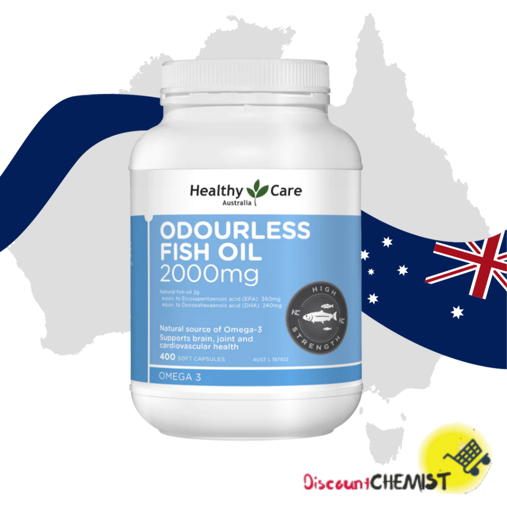 HEALTHY CARE Fish Oil 400 Odourless Triple Strength 150 Shopee Singapore