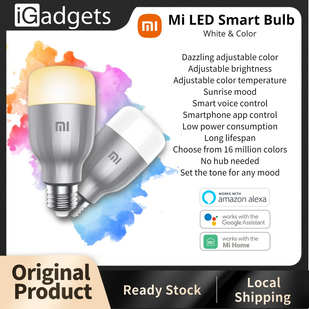 Xiaomi Mi LED Smart Bulb - 2 Pack (GLOBAL VERSION) | Shopee Singapore