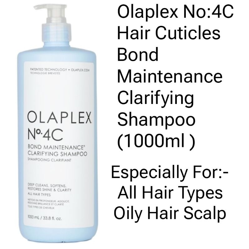 Olaplex No4CBond Maintenance Clarifying Shampoo For Oily Scalp, Oily