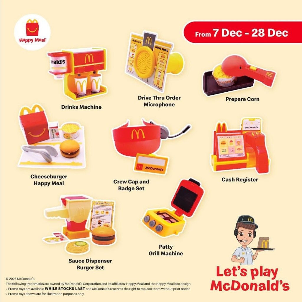 McDonalds McDonald McD Mekdi McDonald's Happy Meal Toy McDonald's