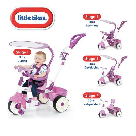 LITTLE TIKES 4 IN 1 TRIKE TEAL PURPLE Shopee Singapore