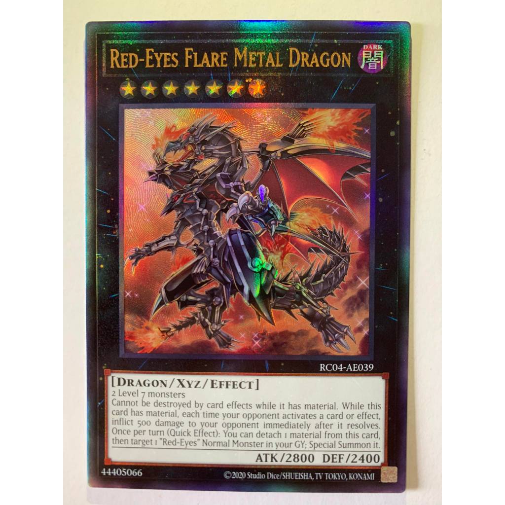 Yugioh Red-eyes flare factory metal dragon UTR