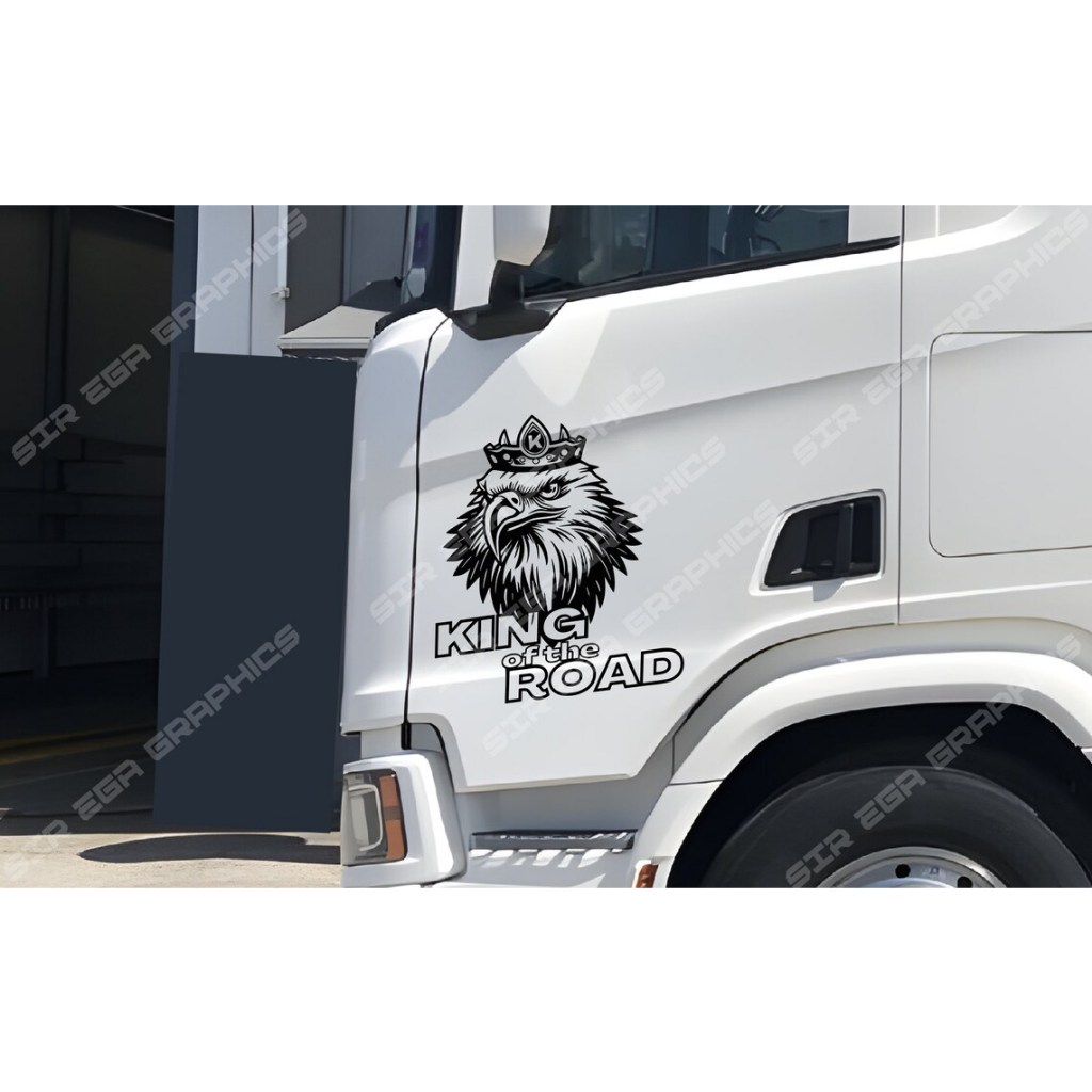 Scania King of the Road Griffin sticker Truck door sides decals SCANIA ...