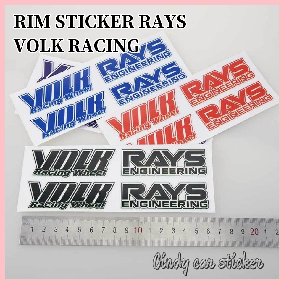 RIM STICKER RAYS VOLK RACING TE37 | Shopee Singapore
