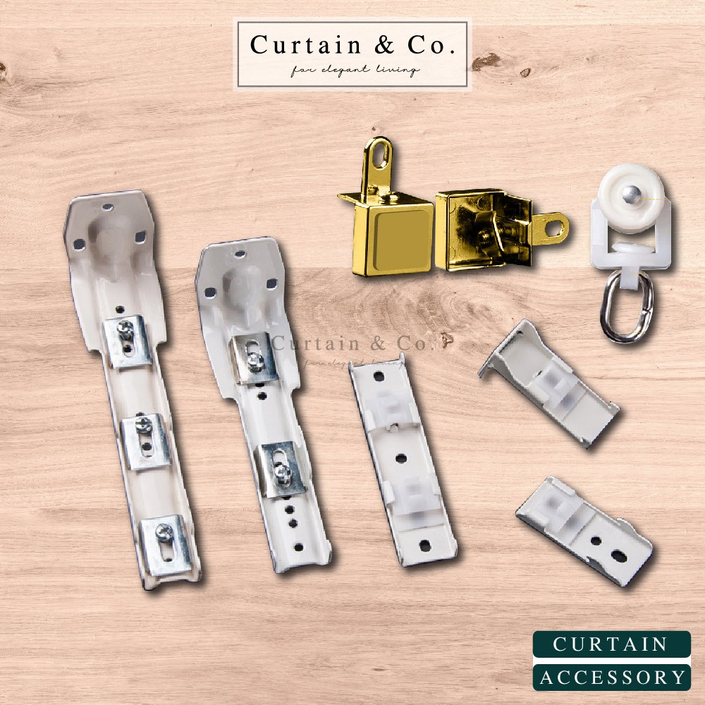[Accessories] Curtain & Co. Curtain Rail Parts Rollers Pulleys ...