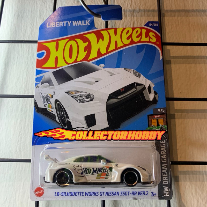 Hot Wheels Nissan GTR R35 LBWK (white) | Shopee Singapore