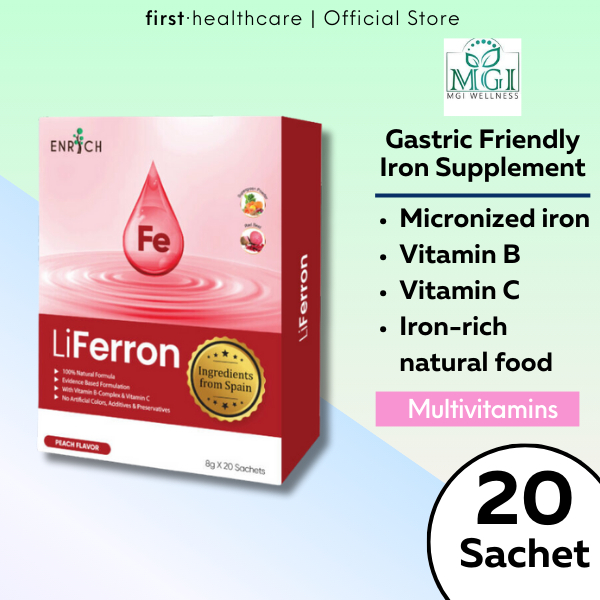 Enrich LiFerron Iron Supplement Lipofer with Vitamin C Suitable for