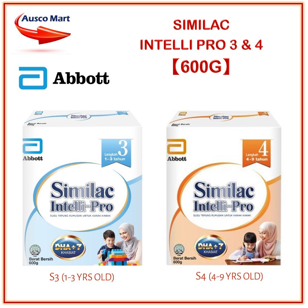 SIMILAC INTELLI PRO STEP 3 & 4 【550G BIB】 | Shopee Singapore
