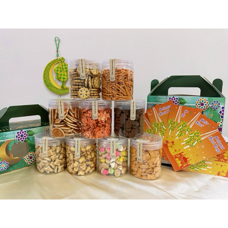 ︎Hari Raya Aidilfitri Box, set / Mini Hamper Box/ Combo Pack/Biskut ...