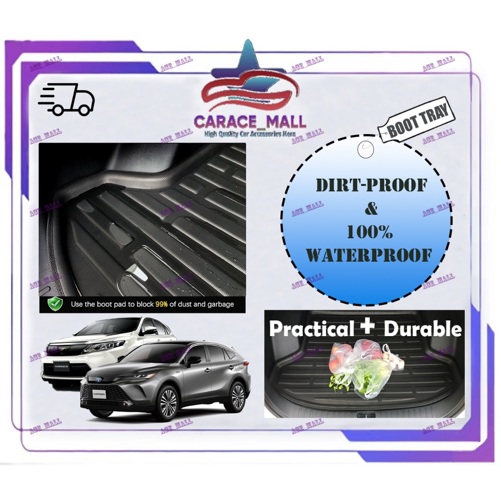 Toyota Harrier Old New Boot Tray OEM Car Org Cargo Rear Tray Protect