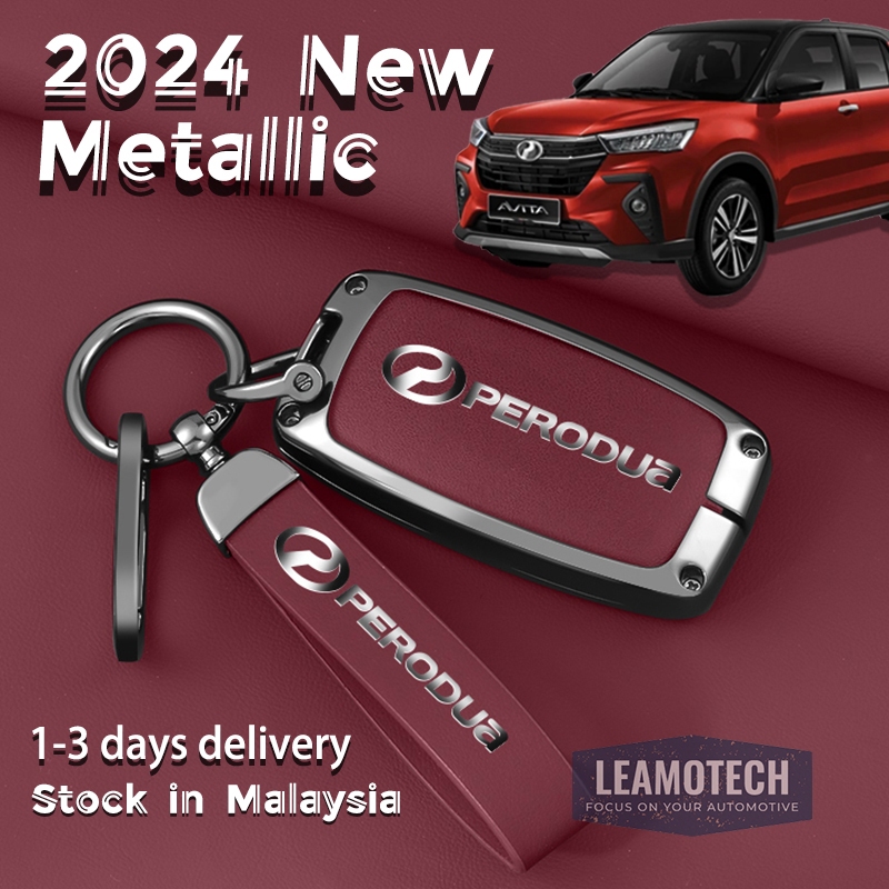 Zinc Alloy Car Key Cover for Perodua Axia 2023 2024 Ativa Alza