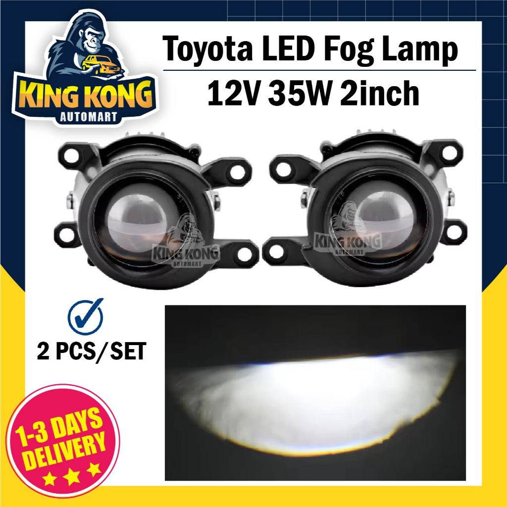 Toyota Fog Lamp Dlaa Led Toyota New Ty Led Inch Shopee Singapore