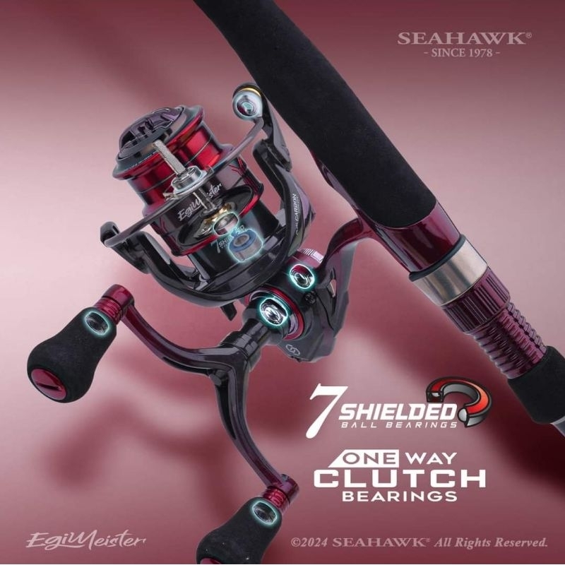 COMBO SET -SEAHAWK EGI MEISTER SPINNING REEL + ROD 1 SET | Shopee Singapore