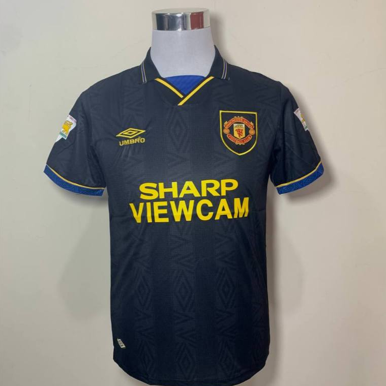 Jersey Manchester United Retro 1994 Away kit | Shopee Singapore