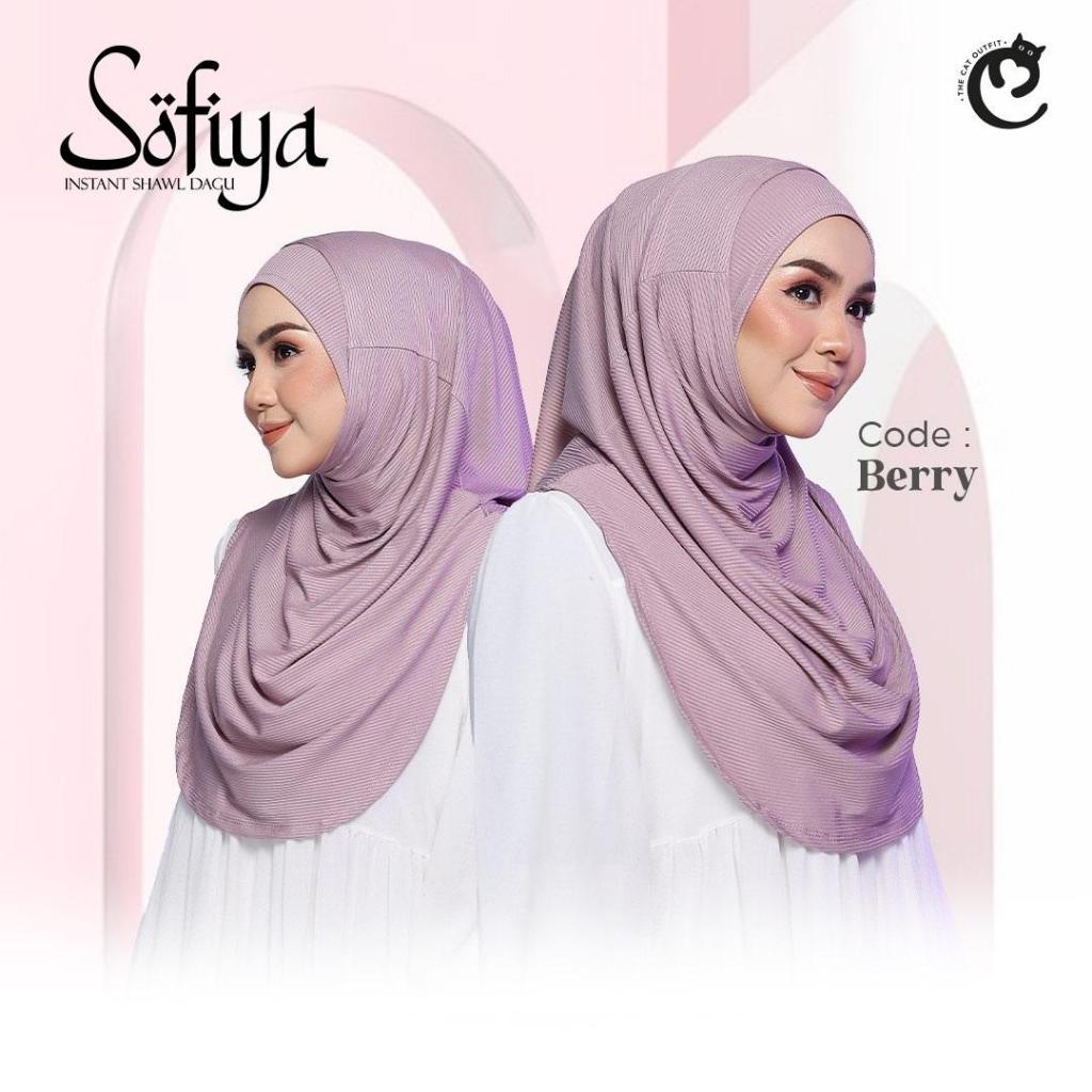 INSTANT SOFIYA PLAIN SERIES ADJUSTABLE DAGU AWNING KAIN SOFT