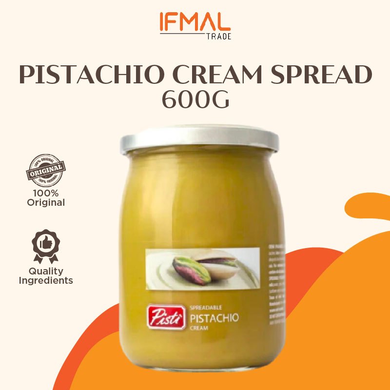 Pisti Pistachio Cream Spread 600g Good With Bread And Biscuits Shopee Singapore