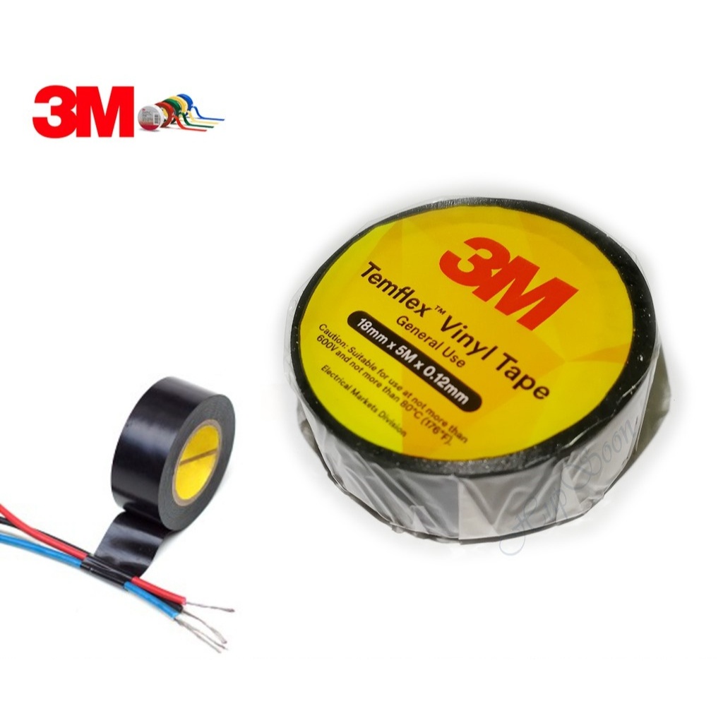 3M Temflex Viny | SINO PVC Tape 1805 / 1820 Electrical Wire Insulating ...