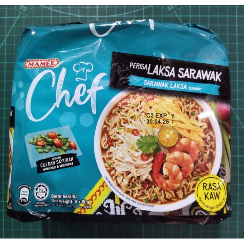 Mamee Chef Rasa Laksa Sarawak Kaw Flavor Net Weight X G Shopee