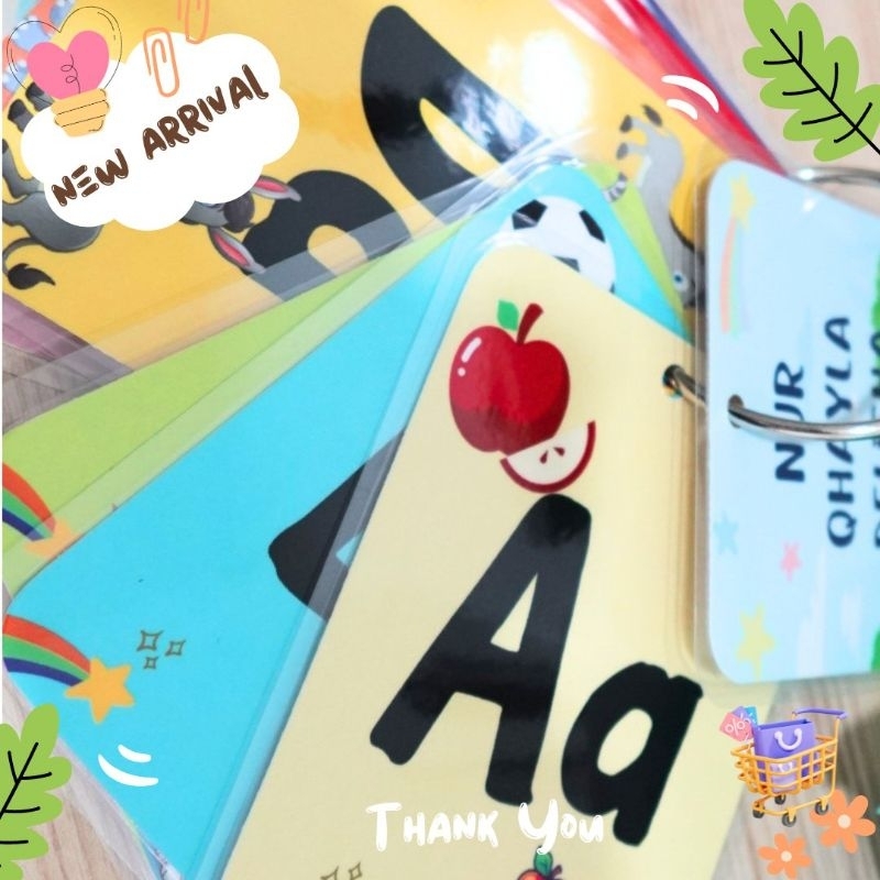 Alphabet CARD ABC LETTERS NOMBOR LEARNING NOTES READY TO LAMINATE ...