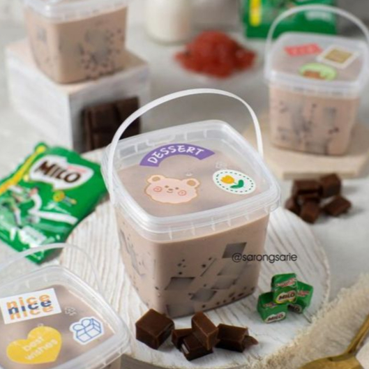 LBS • 300ml/500ml/750ml/1L PP Disposable Round Square Container With ...