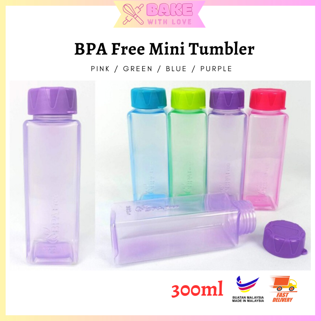 BPA Free Mini Tumbler Water Bottle Botol Minuman Mini 300ml Botol ...