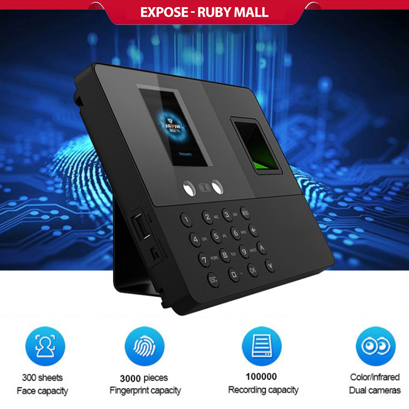 Attendance Machine Fingerprint Recognition Punch Card Machine Biometric ...