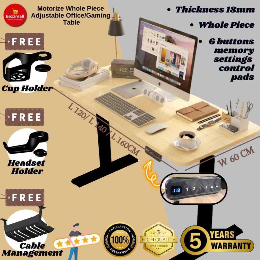 Standing Table Study Desk Adjustable Height Table Standing Desk Gaming ...