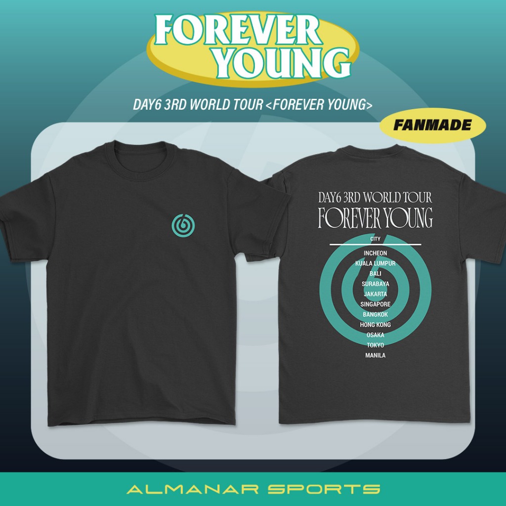 DAY6 CONCERT 3RD WORLD TOUR <FOREVER YOUNG> TSHIRT SHIRT