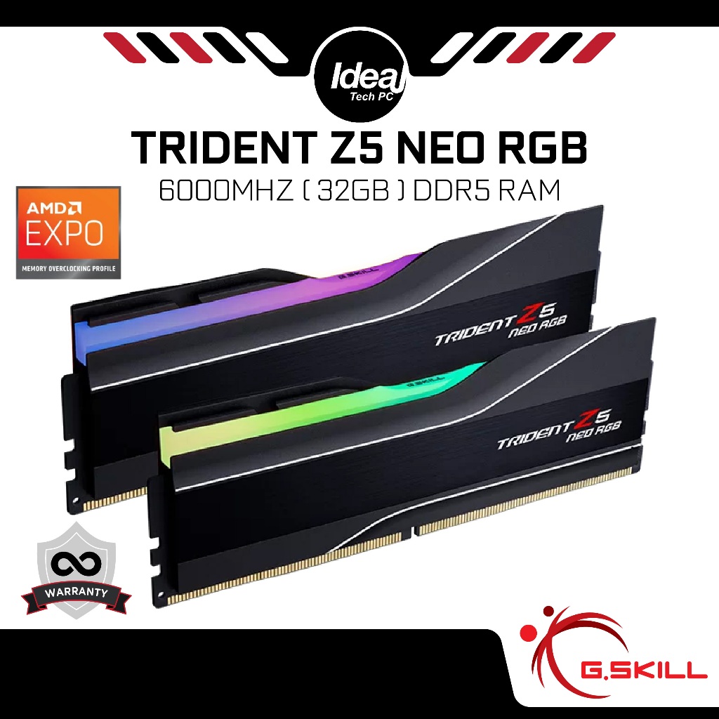 Trident Z5 Neo RGB DDR5-6000 32GB CL30 Overview: G.Skill Trident