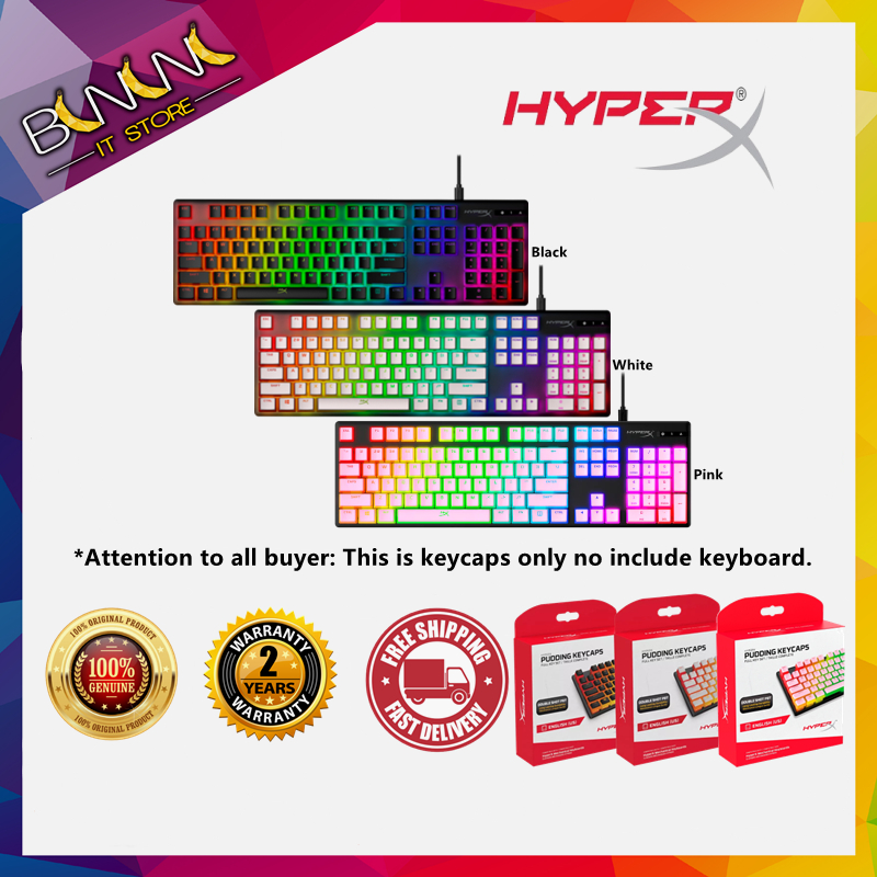 HyperX Doubleshot PBT Pudding Keycaps for Mechanical Keyboards | Shopee ...