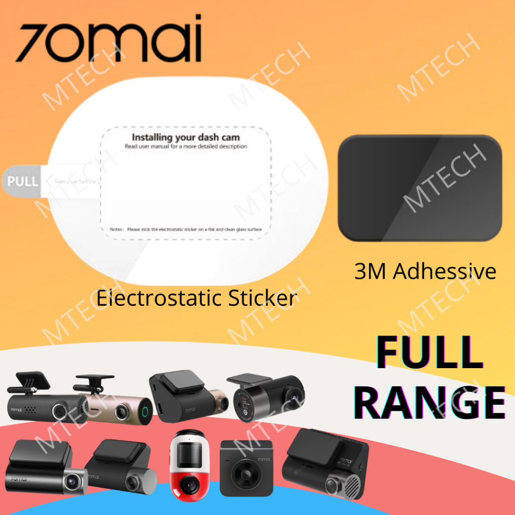 70MAI Electrostatic Sticker DDPAI A500 PRO 4K RC06 3M Sticker Double ...