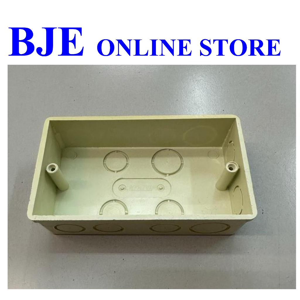 3x6 PVC Double Conceal Box / 3x6 PVC Kob box / Base (white) | Shopee ...
