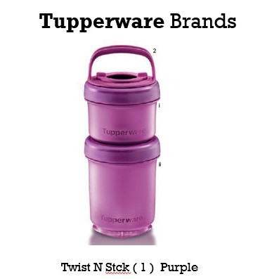 Tupperware Twist N Snack Set Red OR Purple OR Both Color | Shopee Singapore