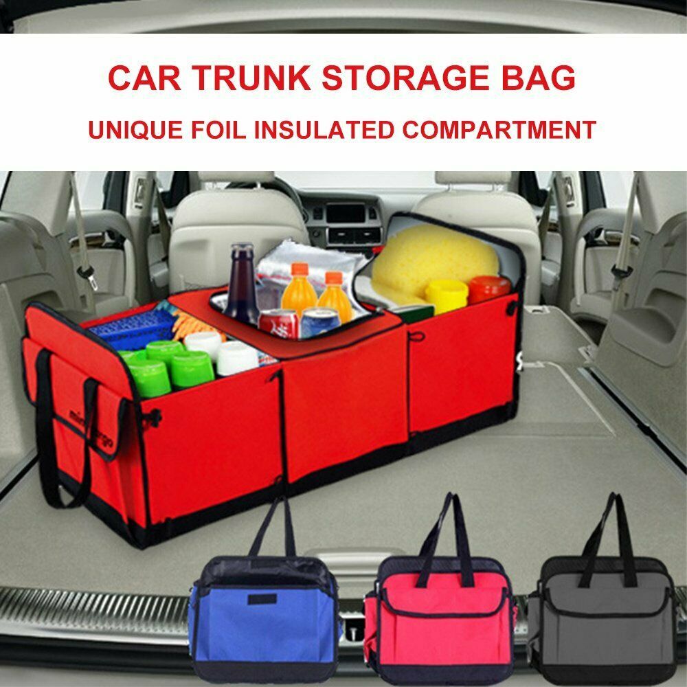 Car Trunk Storage Box Collapsible Bonnet Seat Boot Foldable Organizer ...