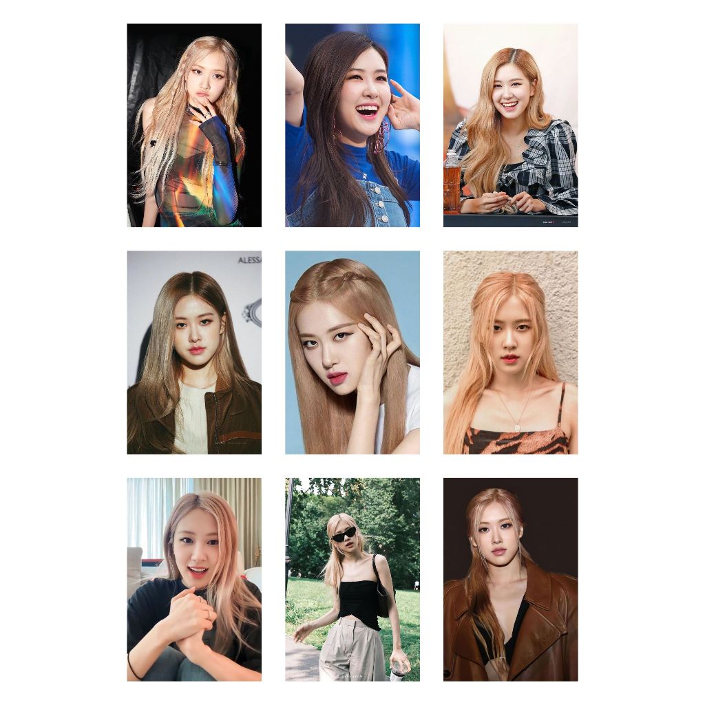 Blackpink Rose Photocard PHOTOCARD ROSE BLACKPINK