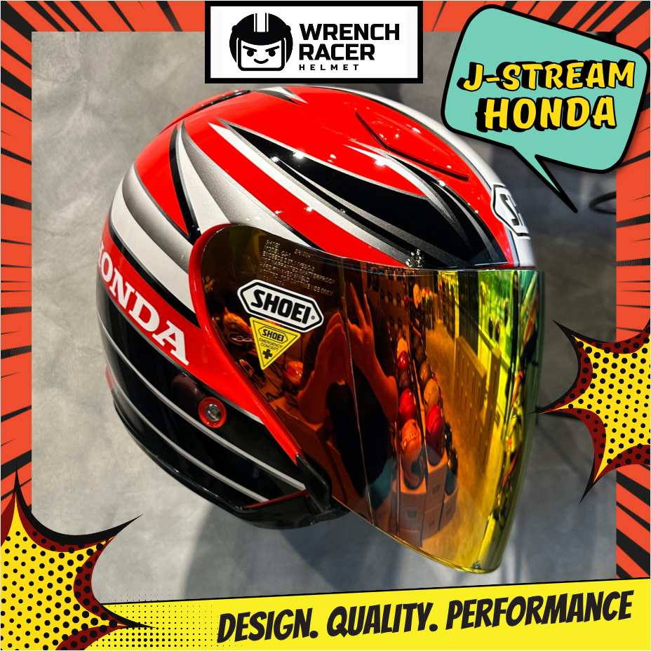 Helmet SHOEI J-Stream Honda / Visor CJ1 (Premium 1:1